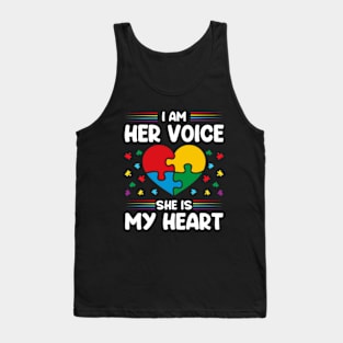 I Am His Voice He Is My Heart Tank Top